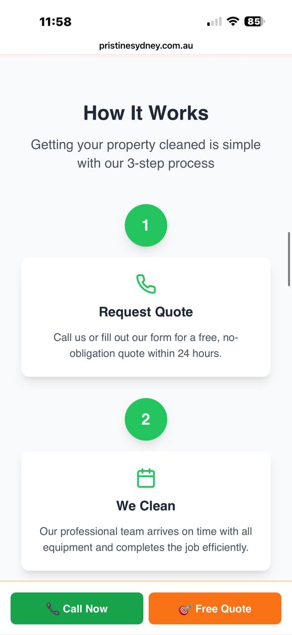 Pristine Pressure Clean work